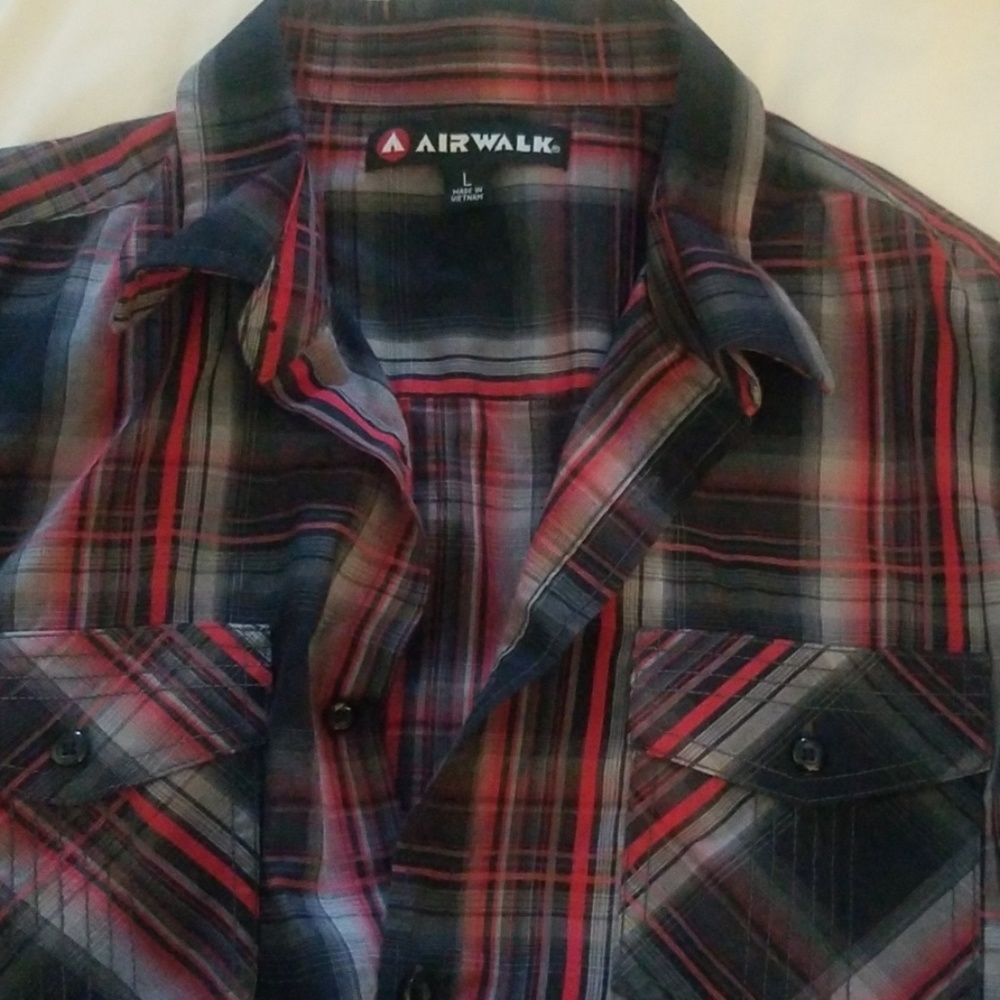 Air walk button down